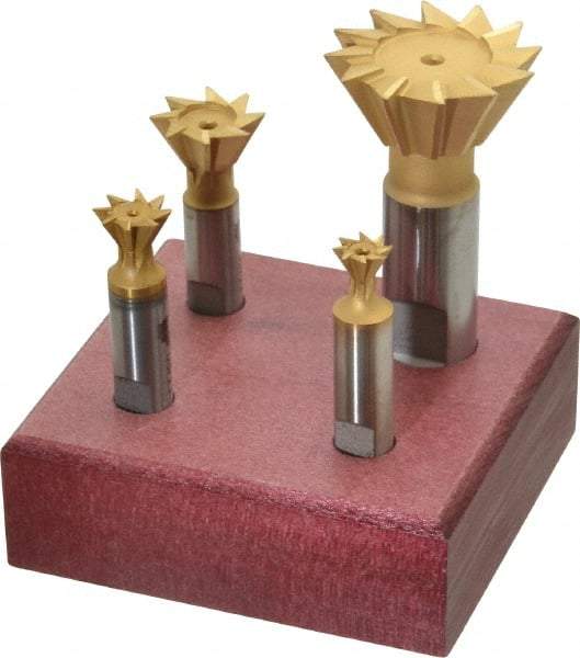 Value Collection - Dovetail Cutter Sets Included Angle: 60 Minimum Cutting Diameter (Inch): 3/8 - Best Tool & Supply