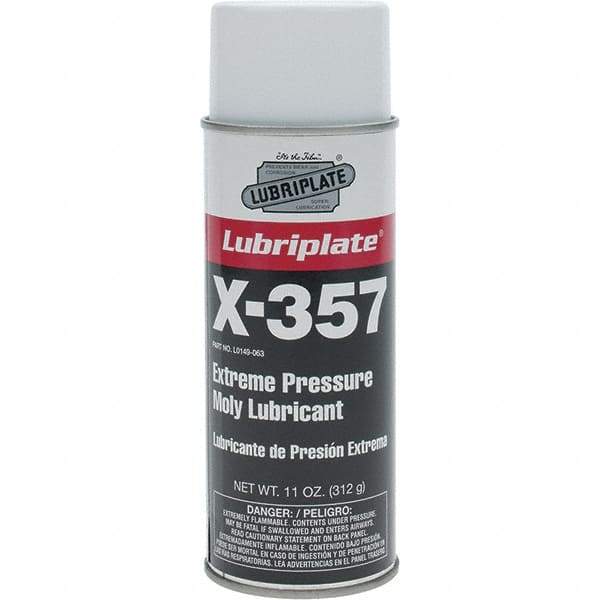 Lubriplate - 11 oz Aerosol Lithium Extreme Pressure Grease - Black, Extreme Pressure, 250°F Max Temp, NLGIG 1, - Best Tool & Supply