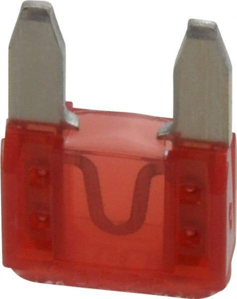 Cooper Bussmann - 10 Amp, 32 VDC, Bussmann ATM-10, Fast Acting Automotive Fuse - 0.43" Long, Red, Littlefuse MIN010, Ferraz Shawmut AF2-10 - Best Tool & Supply