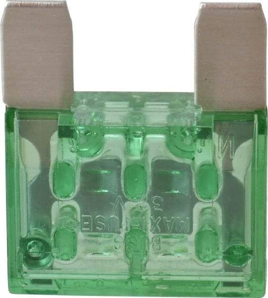 Cooper Bussmann - 30 Amp, 32 VDC, Bussmann MAX-30, Fast Acting Automotive Fuse - 1.35" Long, Green, Littlefuse MAX30, Ferraz Shawmut AF3-30 - Best Tool & Supply