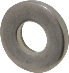 Gibraltar - 1/4" Screw, Grade 18-8 Stainless Steel Standard Flat Washer - 9/32" ID x 5/8" OD, 1/8" Thick, Plain Finish - Best Tool & Supply