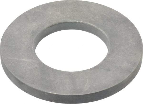 Gibraltar - 1" Screw, Grade 18-8 Stainless Steel Standard Flat Washer - 1-1/32" ID x 2" OD, 3/16" Thick, Plain Finish - Best Tool & Supply