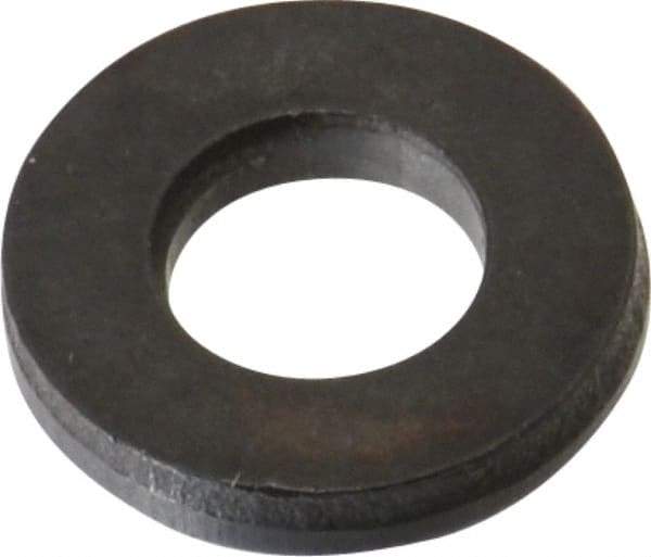 Gibraltar - M5 Screw, Grade 1010 Case Hardened Steel Extra Thick Flat Washer - 5.3mm ID x 11mm OD, 2mm Thick, Black Oxide Finish - Best Tool & Supply