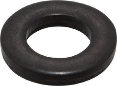 Gibraltar - M10 Screw, Grade 1010 Case Hardened Steel Extra Thick Flat Washer - 10.5mm ID x 19mm OD, 3mm Thick, Black Oxide Finish - Best Tool & Supply