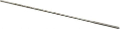 Made in USA - 0.046" High Speed Steel 4 Flute Chucking Reamer - Straight Flute, 0.039" Straight Shank, 1/2" Flute Length, 2-1/2" OAL - Best Tool & Supply