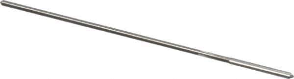 Made in USA - 0.0585" High Speed Steel 4 Flute Chucking Reamer - Straight Flute, 0.051" Straight Shank, 1/2" Flute Length, 2-1/2" OAL - Best Tool & Supply