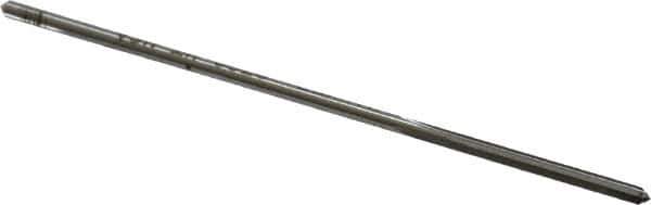 Made in USA - 0.079" High Speed Steel 4 Flute Chucking Reamer - Straight Flute, 0.072" Straight Shank, 3/4" Flute Length, 3" OAL - Best Tool & Supply