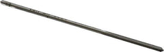 Made in USA - 0.079" High Speed Steel 4 Flute Chucking Reamer - Straight Flute, 0.072" Straight Shank, 3/4" Flute Length, 3" OAL - Best Tool & Supply