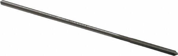 Made in USA - 0.0865" High Speed Steel 4 Flute Chucking Reamer - Straight Flute, 0.081" Straight Shank, 3/4" Flute Length, 3" OAL - Best Tool & Supply