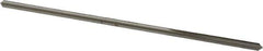 Made in USA - 0.091" High Speed Steel 4 Flute Chucking Reamer - Straight Flute, 0.081" Straight Shank, 3/4" Flute Length, 3" OAL - Best Tool & Supply