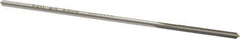 Made in USA - 0.0955" High Speed Steel 4 Flute Chucking Reamer - Straight Flute, 0.088" Straight Shank, 3/4" Flute Length, 3" OAL - Best Tool & Supply