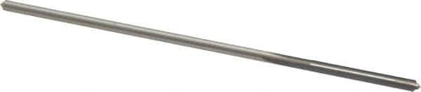 Made in USA - 0.0985" High Speed Steel 4 Flute Chucking Reamer - Straight Flute, 0.0928" Straight Shank, 7/8" Flute Length, 3-1/2" OAL - Best Tool & Supply