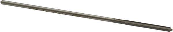 Made in USA - 0.101" High Speed Steel 4 Flute Chucking Reamer - Straight Flute, 0.0928" Straight Shank, 7/8" Flute Length, 3-1/2" OAL - Best Tool & Supply