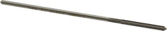 Made in USA - 0.101" High Speed Steel 4 Flute Chucking Reamer - Straight Flute, 0.0928" Straight Shank, 7/8" Flute Length, 3-1/2" OAL - Best Tool & Supply