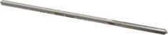 Made in USA - 0.1345" High Speed Steel 4 Flute Chucking Reamer - Straight Flute, 0.119" Straight Shank, 7/8" Flute Length, 3-1/2" OAL - Best Tool & Supply