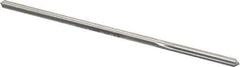 Made in USA - 0.1595" High Speed Steel 6 Flute Chucking Reamer - Straight Flute, 0.153" Straight Shank, 1-1/8" Flute Length, 4-1/2" OAL - Best Tool & Supply