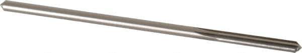 Made in USA - 0.1745" High Speed Steel 6 Flute Chucking Reamer - Straight Flute, 0.1645" Straight Shank, 1-1/8" Flute Length, 4-1/2" OAL - Best Tool & Supply