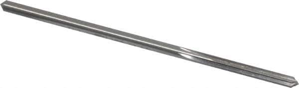 Made in USA - 0.178" High Speed Steel 6 Flute Chucking Reamer - Straight Flute, 0.1704" Straight Shank, 1-1/8" Flute Length, 4-1/2" OAL - Best Tool & Supply