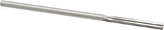 Made in USA - 0.1805" High Speed Steel 6 Flute Chucking Reamer - Straight Flute, 0.1755" Straight Shank, 1-1/8" Flute Length, 4-1/2" OAL - Best Tool & Supply