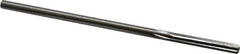 Made in USA - 0.192" High Speed Steel 6 Flute Chucking Reamer - Straight Flute, 0.186" Straight Shank, 1-1/4" Flute Length, 5" OAL - Best Tool & Supply