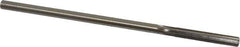 Made in USA - 0.245" High Speed Steel 6 Flute Chucking Reamer - Straight Flute, 0.2329" Straight Shank, 1-1/2" Flute Length, 6" OAL - Best Tool & Supply