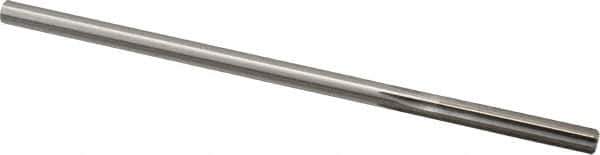 Made in USA - 0.2475" High Speed Steel 6 Flute Chucking Reamer - Straight Flute, 0.2329" Straight Shank, 1-1/2" Flute Length, 6" OAL - Best Tool & Supply