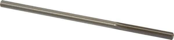 Made in USA - 1/4" High Speed Steel 6 Flute Chucking Reamer - Straight Flute, 0.2329" Straight Shank, 1-1/2" Flute Length, 6" OAL - Best Tool & Supply