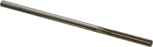 Made in USA - 0.258" High Speed Steel 6 Flute Chucking Reamer - Straight Flute, 1/4" Straight Shank, 1-1/2" Flute Length, 6" OAL - Best Tool & Supply