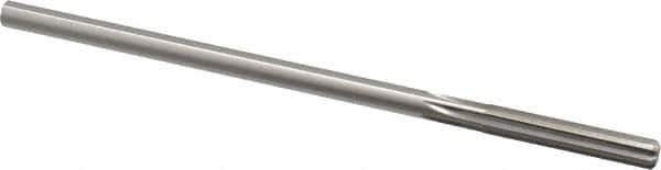 Made in USA - 0.262" High Speed Steel 6 Flute Chucking Reamer - Straight Flute, 1/4" Straight Shank, 1-1/2" Flute Length, 6" OAL - Best Tool & Supply