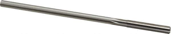 Made in USA - 0.271" High Speed Steel 6 Flute Chucking Reamer - Straight Flute, 1/4" Straight Shank, 1-1/2" Flute Length, 6" OAL - Best Tool & Supply