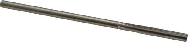 Made in USA - 0.274" High Speed Steel 6 Flute Chucking Reamer - Straight Flute, 1/4" Straight Shank, 1-1/2" Flute Length, 6" OAL - Best Tool & Supply