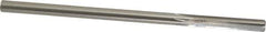 Made in USA - 9/32" High Speed Steel 6 Flute Chucking Reamer - Straight Flute, 1/4" Straight Shank, 1-1/2" Flute Length, 6" OAL - Best Tool & Supply