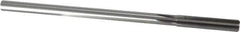 Made in USA - 0.318" High Speed Steel 6 Flute Chucking Reamer - Straight Flute, 0.2792" Straight Shank, 1-1/2" Flute Length, 6" OAL - Best Tool & Supply