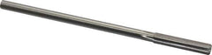 Made in USA - 0.359" High Speed Steel 6 Flute Chucking Reamer - Straight Flute, 0.3105" Straight Shank, 1-3/4" Flute Length, 7" OAL - Best Tool & Supply