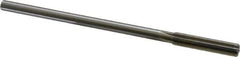 Made in USA - 0.382" High Speed Steel 6 Flute Chucking Reamer - Straight Flute, 0.3105" Straight Shank, 1-3/4" Flute Length, 7" OAL - Best Tool & Supply