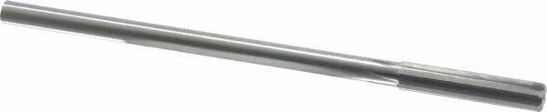 Made in USA - 0.383" High Speed Steel 6 Flute Chucking Reamer - Straight Flute, 0.3105" Straight Shank, 1-3/4" Flute Length, 7" OAL - Best Tool & Supply