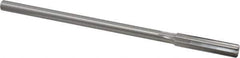 Made in USA - 0.384" High Speed Steel 6 Flute Chucking Reamer - Straight Flute, 0.3105" Straight Shank, 1-3/4" Flute Length, 7" OAL - Best Tool & Supply