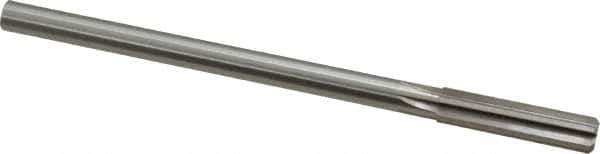 Made in USA - 0.425" High Speed Steel 6 Flute Chucking Reamer - Straight Flute, 0.373" Straight Shank, 1-3/4" Flute Length, 7" OAL - Best Tool & Supply