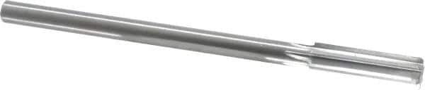 Made in USA - 0.591" High Speed Steel Chucking Reamer - Straight Flute, Straight Shank - Best Tool & Supply