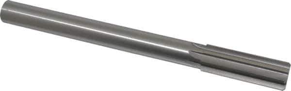 Made in USA - 1" High Speed Steel 8 Flute Chucking Reamer - Straight Flute, 7/8" Straight Shank, 2-3/4" Flute Length, 10-1/2" OAL - Best Tool & Supply