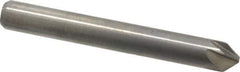 M.A. Ford - 3/16" Head Diam, 3/16" Shank Diam, 6 Flute 82° Solid Carbide Countersink - Bright Finish, 1-1/2" OAL, 0.04" Nose Diam, Single End, Straight Shank, Right Hand Cut - Best Tool & Supply