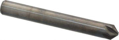 M.A. Ford - 3/16" Head Diam, 3/16" Shank Diam, 6 Flute 90° Solid Carbide Countersink - Bright Finish, 1-1/2" OAL, 0.04" Nose Diam, Single End, Straight Shank, Right Hand Cut - Best Tool & Supply