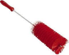 Vikan - 2-3/8" Diam Polyester Valve Brush - 19-5/8" OAL, 5-13/16" Head Length, Polypropylene & Stainless Steel Handle - Best Tool & Supply