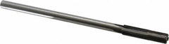 Made in USA - 11/32" Carbide-Tipped 4 Flute Chucking Reamer - Straight Flute, 9/32" Straight Shank, 1-1/2" Flute Length, 6" OAL - Best Tool & Supply