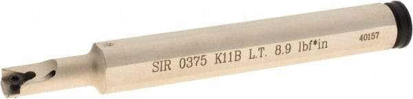 Iscar - Internal Thread, Right Hand Cut, 5/8" Shank Width x 5/8" Shank Height Indexable Threading Toolholder - 5" OAL, Various Insert Compatibility, SI Toolholder, Series SIR - Best Tool & Supply