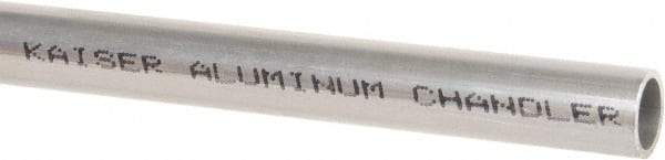 Made in USA - 6' Long, 1/2" OD, 6061-T6 Aluminum Tube - 0.049" Wall Thickness - Best Tool & Supply