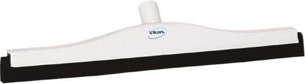 Vikan - 20" Foam Rubber Blade Bench Squeegee - Double Edge, White, Plastic Holder - Best Tool & Supply