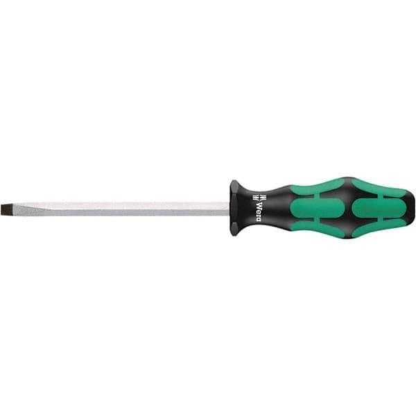 Wera - 6.5mm Blade Width, Slotted Screwdriver - 125mm Blade Length, Hexagon Shank, Ergonomic Handle - Best Tool & Supply