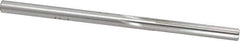 Made in USA - #9 High Speed Steel 6 Flute Chucking Reamer - Straight Flute, 0.196" Straight Shank, 1-1/4" Flute Length, 3-5/8" OAL - Best Tool & Supply