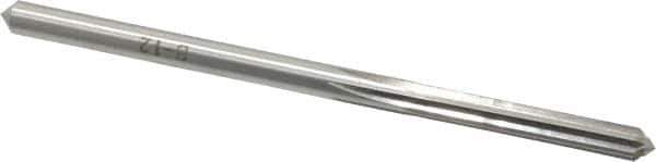 Made in USA - #16 High Speed Steel 6 Flute Chucking Reamer - Straight Flute, 0.177" Straight Shank, 1-1/8" Flute Length, 3-3/8" OAL - Best Tool & Supply